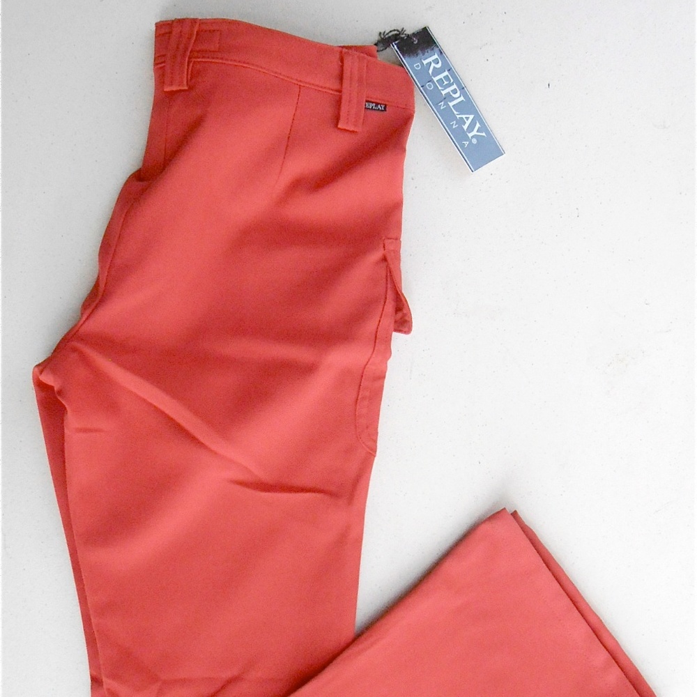 Vintage Red Replay Ladies Slacks Pants Size 7